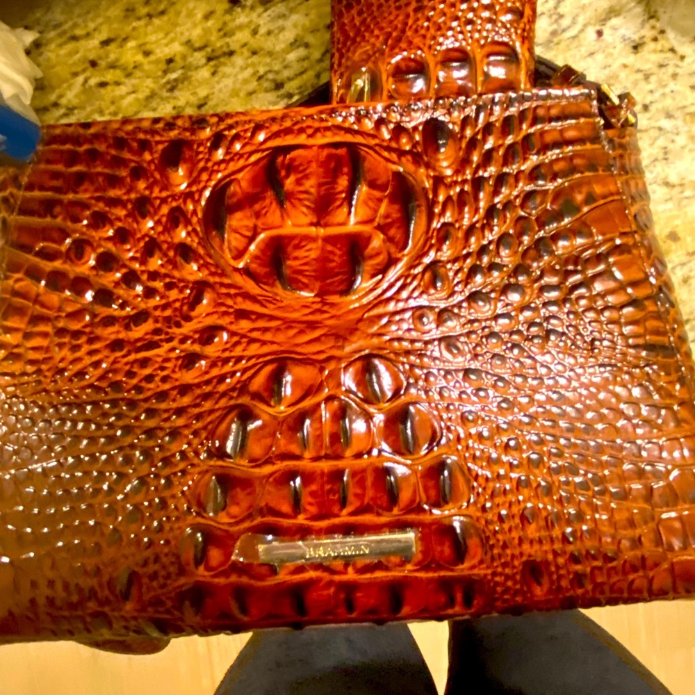 Authentic “Brahmin” brand new purse with matching wallet